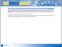 Tablet Screenshot of notdienstplaner.at